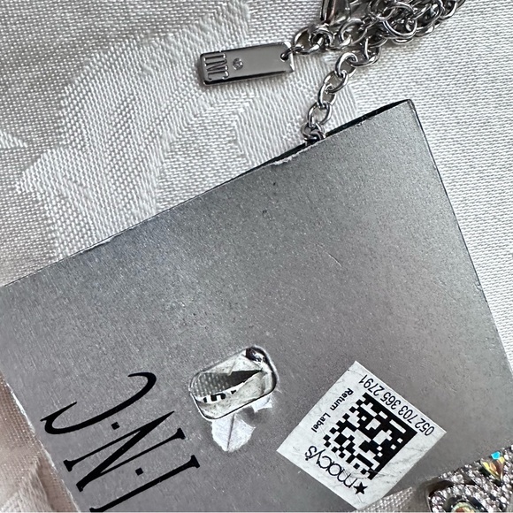 INC International Concepts Crystals Statement Necklace Pagent Wedding Event new - Picture 3 of 6